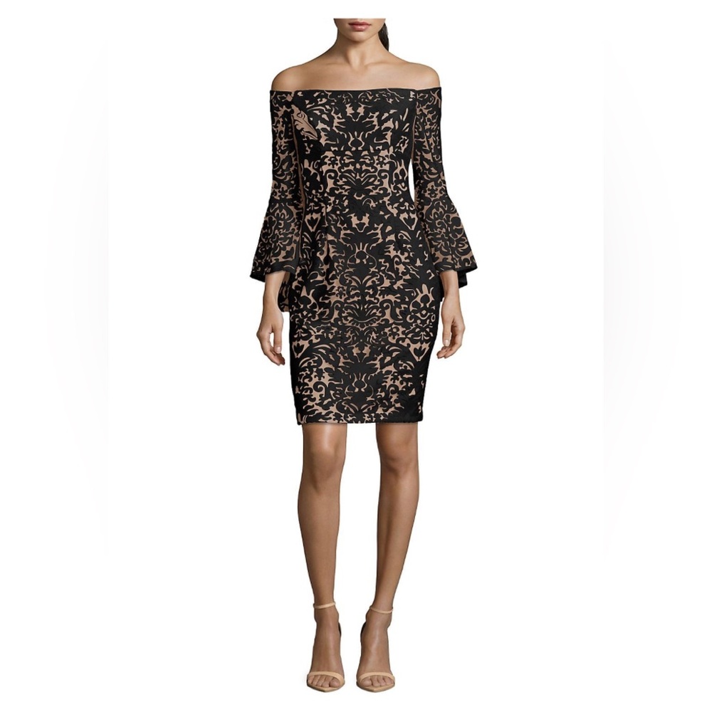 Xscape Off-shoulder Cocktail Dress, Size 12